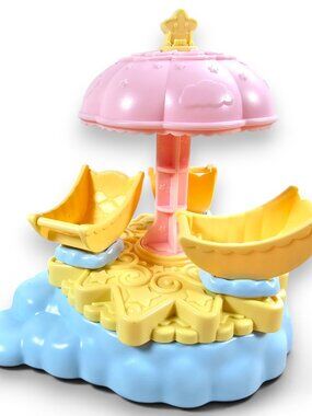 Epoch Calico Critters Sylvanian Families Baby Star Carousel Playset Pink Blue
